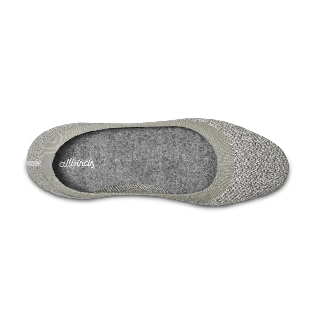 Allbirds Women\'s Flats Grey - Tree Breezers - 40329EZDY